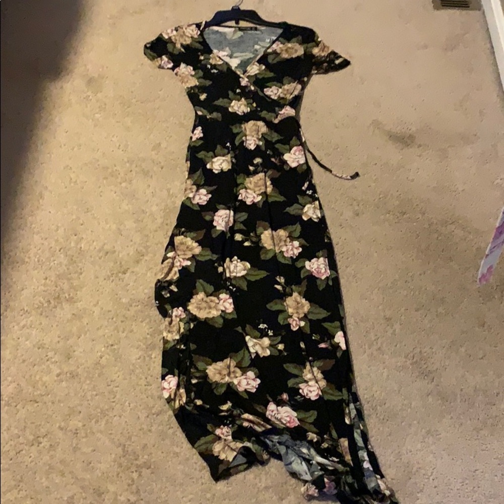 Popular Basics Floral wrap dress M